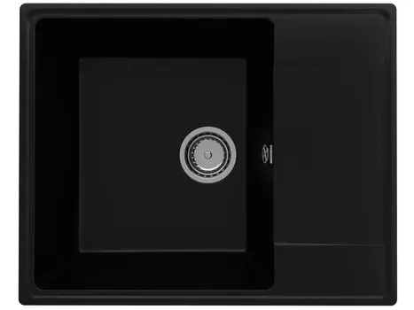Мойка кухонная Ulgran Quartz Prima 605-07 60,5х48,5 см, уголь