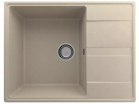 Мойка кухонная Ulgran Quartz Prima 650-03 65х50 см, десерт