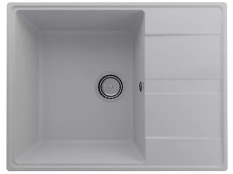 Мойка кухонная Ulgran Quartz Prima 650-04 65х50 см, платина