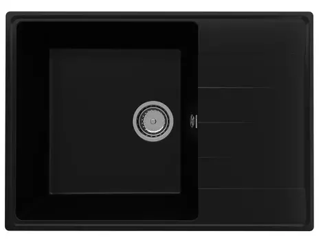 Мойка кухонная Ulgran Quartz Prima 700-07 70х50 см, уголь