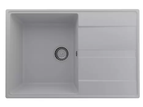 Мойка кухонная Ulgran Quartz Prima 750-04 75х50 см, платина