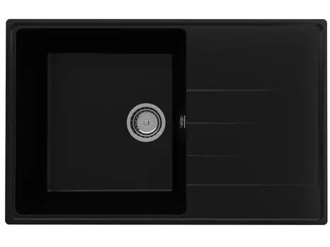 Мойка кухонная Ulgran Quartz Prima 780-07 78х50 см, уголь