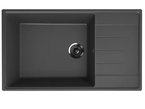 Мойка кухонная Ulgran Quartz Prima 860-09 86x50 см, асфальт
