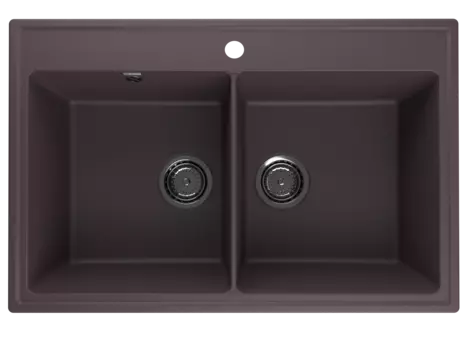 Мойка кухонная Ulgran Quartz Ruma 780-06 коричневая