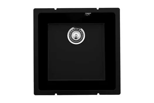 Мойка кухонная Ulgran Quartz Underground 400-07 45х45 см, уголь