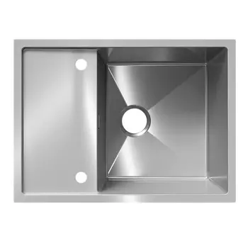 Мойка кухонная Ulgran Steel 68х50 брашированная сталь US 680-001