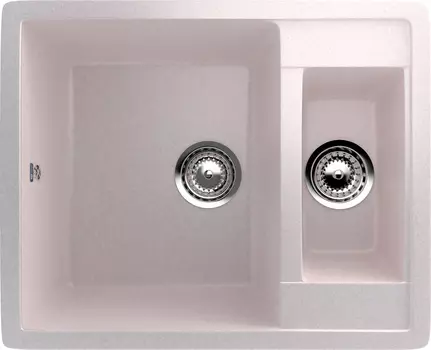 Мойка кухонная Ulgran U-106-311 светло-розовая