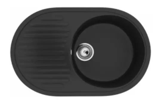 Мойка кухонная Ulgran U-107-344 ультра-черный