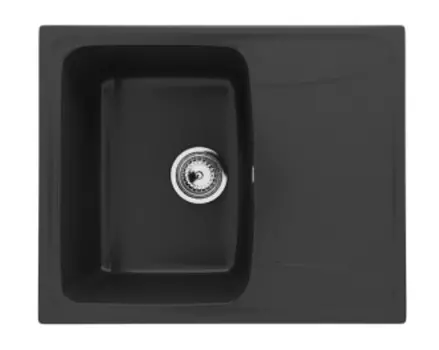 Мойка кухонная Ulgran U-201-344 ультра-черный