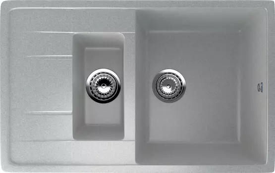 Мойка кухонная Ulgran U-205-310 серая