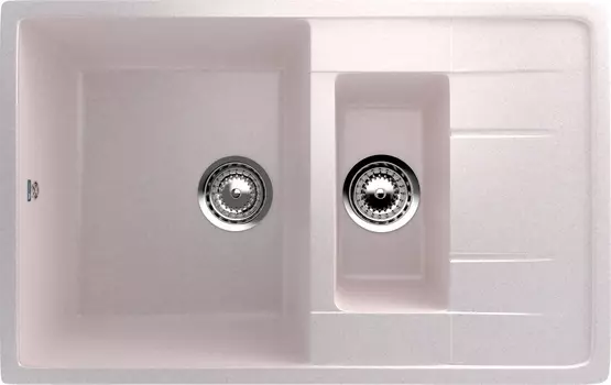 Мойка кухонная Ulgran U-205-311 светло-розовая