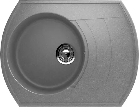 Мойка кухонная Ulgran U-206-342 графитовая