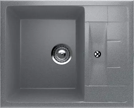 Мойка кухонная Ulgran U-207-309 темно-серая