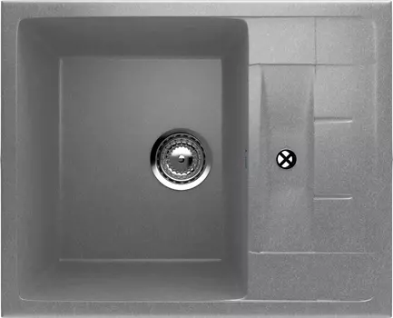 Мойка кухонная Ulgran U-207-342 графитовая