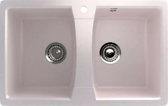 Мойка кухонная Ulgran U-402-311 светло-розовая