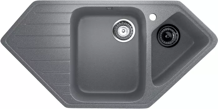 Мойка кухонная Ulgran U-409-309 темно-серая