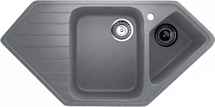 Мойка кухонная Ulgran U-409-342 графитовая