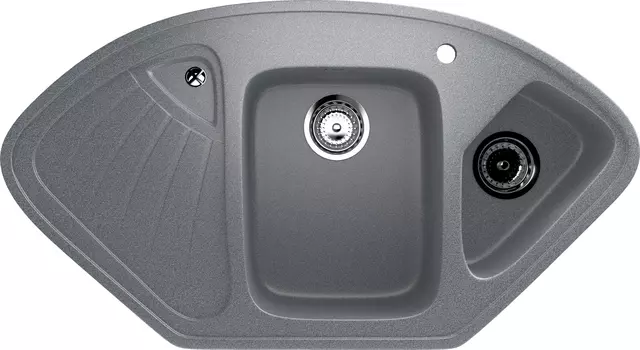 Мойка кухонная Ulgran U-501-309 темно-серая
