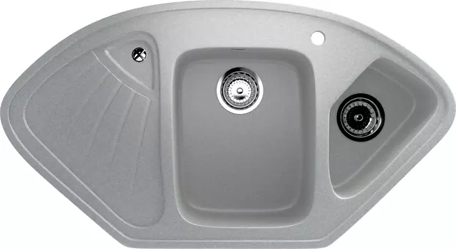 Мойка кухонная Ulgran U-501-310 серая