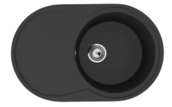 Мойка кухонная Ulgran U-503-344 ультра-черный