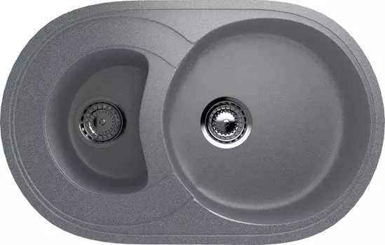 Мойка кухонная Ulgran U-504-309 темно-серая