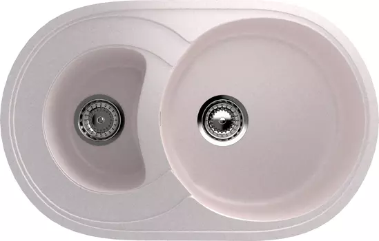 Мойка кухонная Ulgran U-504-311 светло-розовая