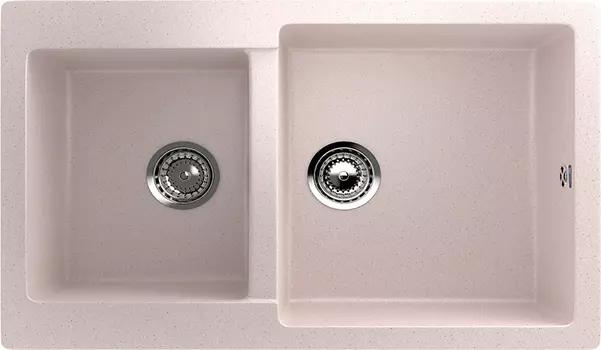 Мойка кухонная Ulgran U-505-311 светло-розовая