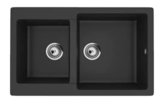 Мойка кухонная Ulgran U-505-344 ультра-черный