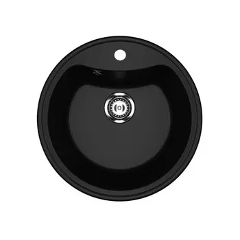 Мойка кухонная Ulgran U-601-344 51х51 черная