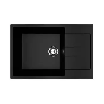 Мойка кухонная Ulgran U-602-344 76х50 черная