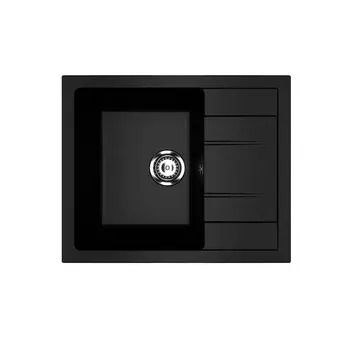 Мойка кухонная Ulgran U-607-344 61х50 черная
