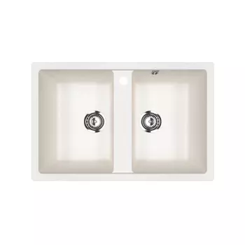 Мойка кухонная Ulgran U-608-341 77х50 белая