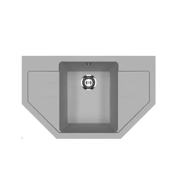 Мойка кухонная Ulgran U-609-342 79х49 серая