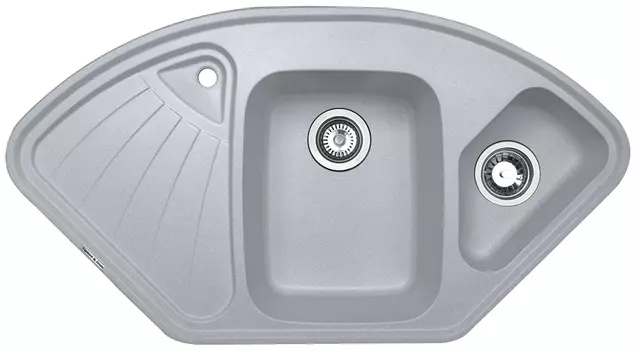 Мойка кухонная Zigmund & Shtain ECKIG 1000.2 млечный путь