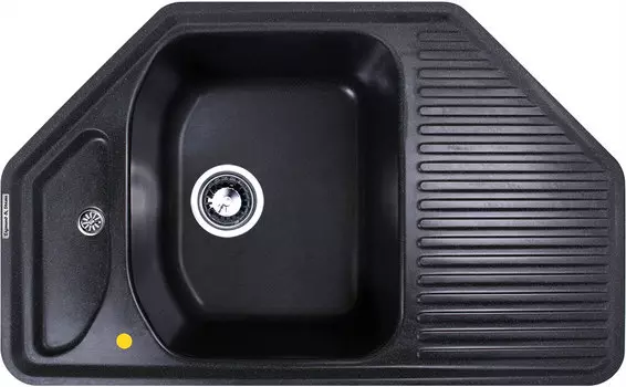 Мойка кухонная Zigmund & Shtain ECKIG 800 темная скала