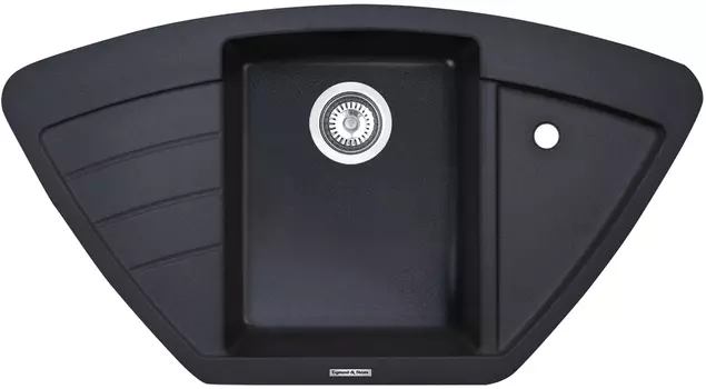 Мойка кухонная Zigmund & Shtain ECKIG 900 темная скала