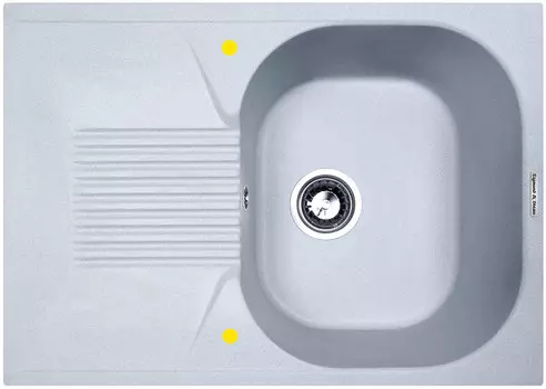 Мойка кухонная Zigmund & Shtain KLASSISCH 695 млечный путь