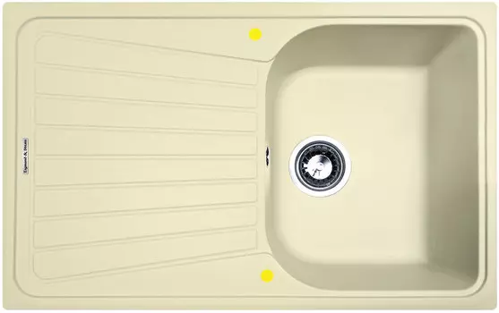 Мойка кухонная Zigmund & Shtain KLASSISCH 790 молодое шампанское