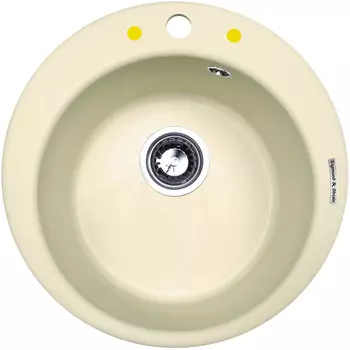 Мойка кухонная Zigmund & Shtain KREIS 480 молодое шампанское