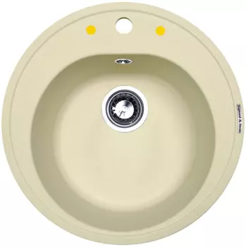 Мойка кухонная Zigmund & Shtain KREIS 505 молодое шампанское