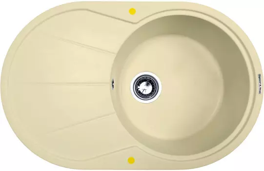 Мойка кухонная Zigmund & Shtain KREIS OV 770 B молодое шампанское