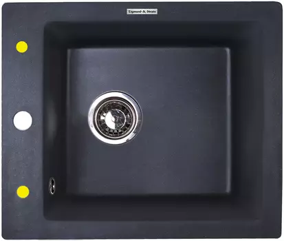 Мойка кухонная Zigmund & Shtain PLATZ 425 темная скала