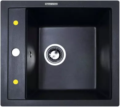 Мойка кухонная Zigmund & Shtain PLATZ 465 темная скала