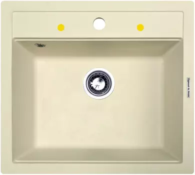Мойка кухонная Zigmund & Shtain PLATZ 560 молодое шампанское