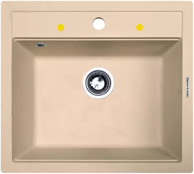 Мойка кухонная Zigmund & Shtain PLATZ 560 топленое молоко