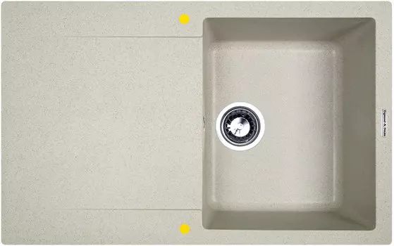 Мойка кухонная Zigmund & Shtain RECHTECK 775 речной песок
