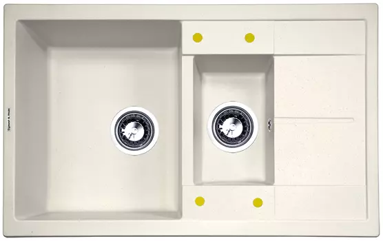 Мойка кухонная Zigmund & Shtain RECHTECK 780.2 каменная соль