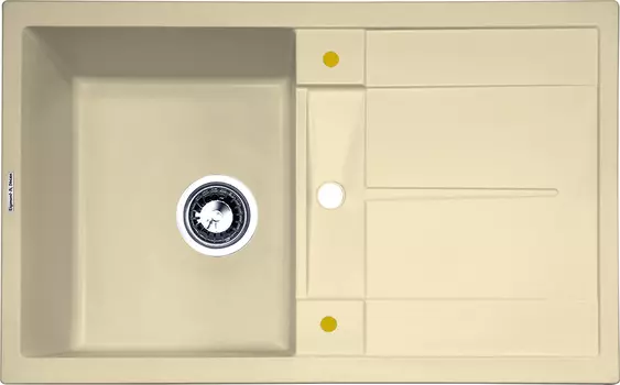 Мойка кухонная Zigmund & Shtain RECHTECK 780 молодое шампанское