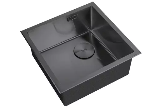 Мойка кухонная ZorG Lux 4444 grafit