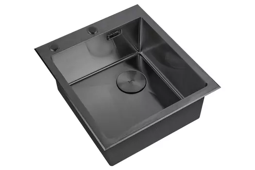 Мойка кухонная ZorG Lux 4551 grafit